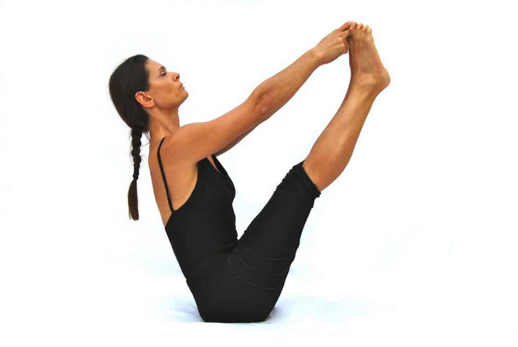 Urdhva mukha pascimottanasana I upward facing back stretched out pose Opale Yoga Ibiza